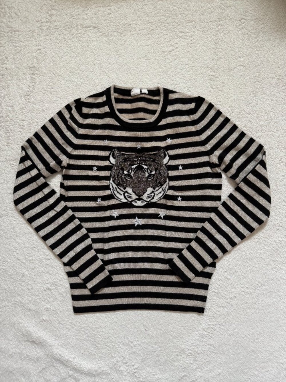 Gap Striped Tiger and Stars Sweater